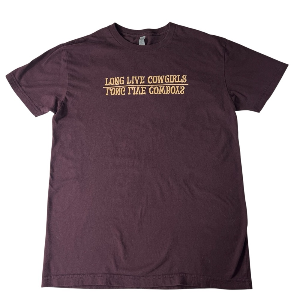 Long Live Cowgirls Small Women’s Graphic T-Shirt - Maroon
